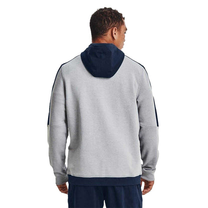 Grey - Back - Under Armour Mens Threadborne Full Zip Hoodie