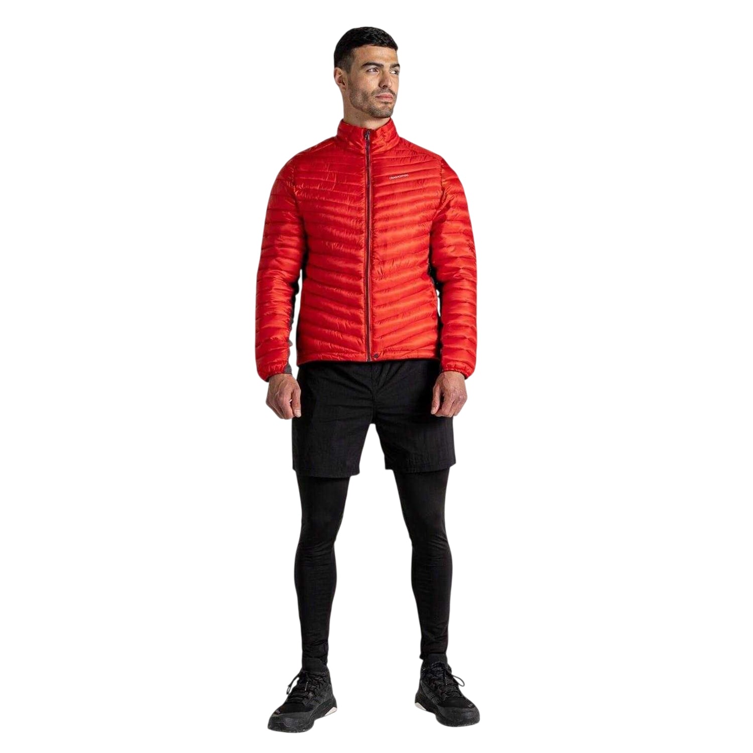 Black - Side - Craghoppers Mens Thermal Leggings