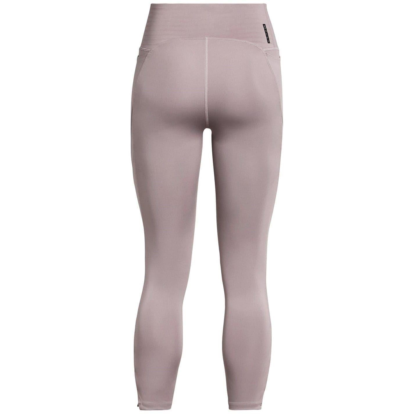 Frost Gray - Back - Under Armour Womens-Ladies Elite Athletic Workout Leggings