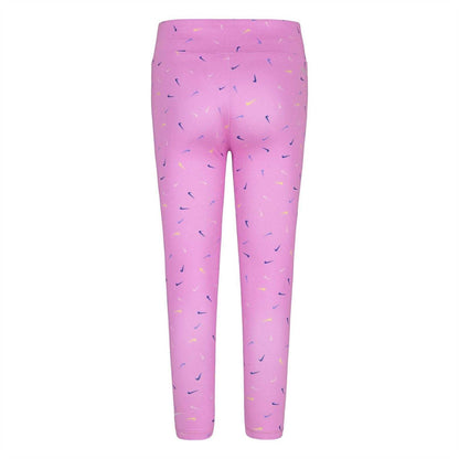 Mineral - Back - Nike Girls Swoosh Slim Leggings