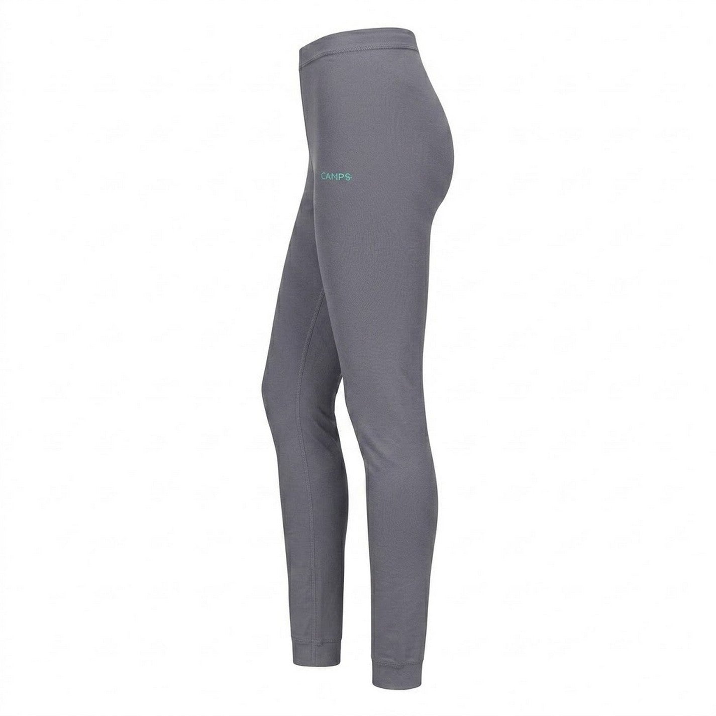 Grey - Side - Campri Womens-Ladies Thermal Bottoms