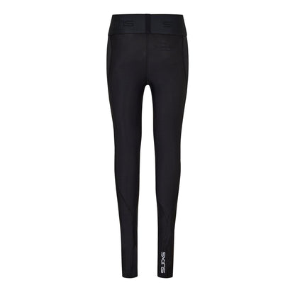 Black - Back - Skins Womens-Ladies Fitted 7-8 Leggings