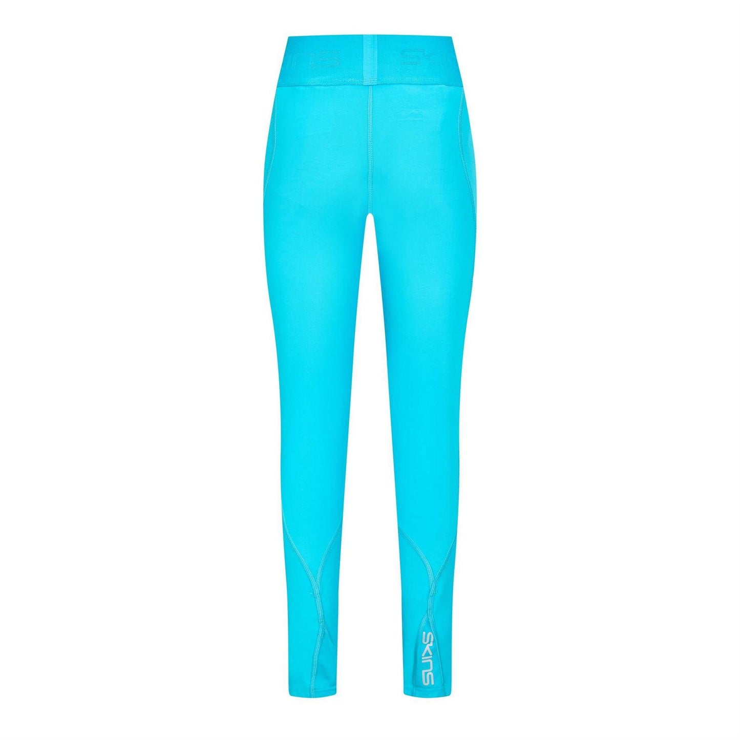 Blue - Back - Skins Womens-Ladies Fitted 7-8 Leggings