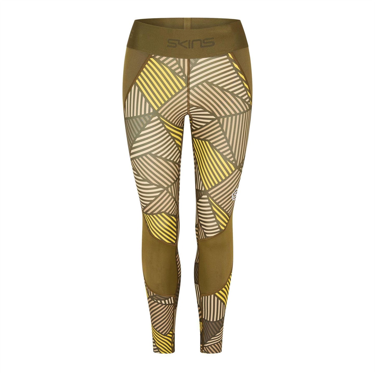 Green - Front - Skins Womens-Ladies Fitted 7-8 Leggings