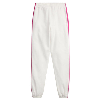 White-Pink - Back - Ralph Lauren Girls Cotton Embroidered Logo Joggers