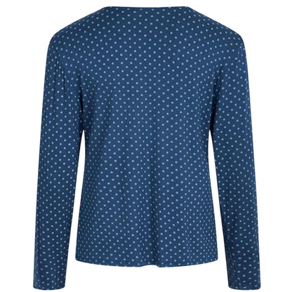 Ensign Blue - Back - CCDK Copenhagen Womens-Ladies Jordan Dotted T-Shirt