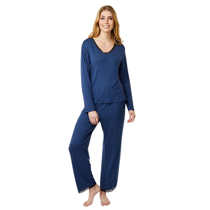 Ensign Blue - Pack Shot - CCDK Copenhagen Womens-Ladies Jordan Dotted T-Shirt