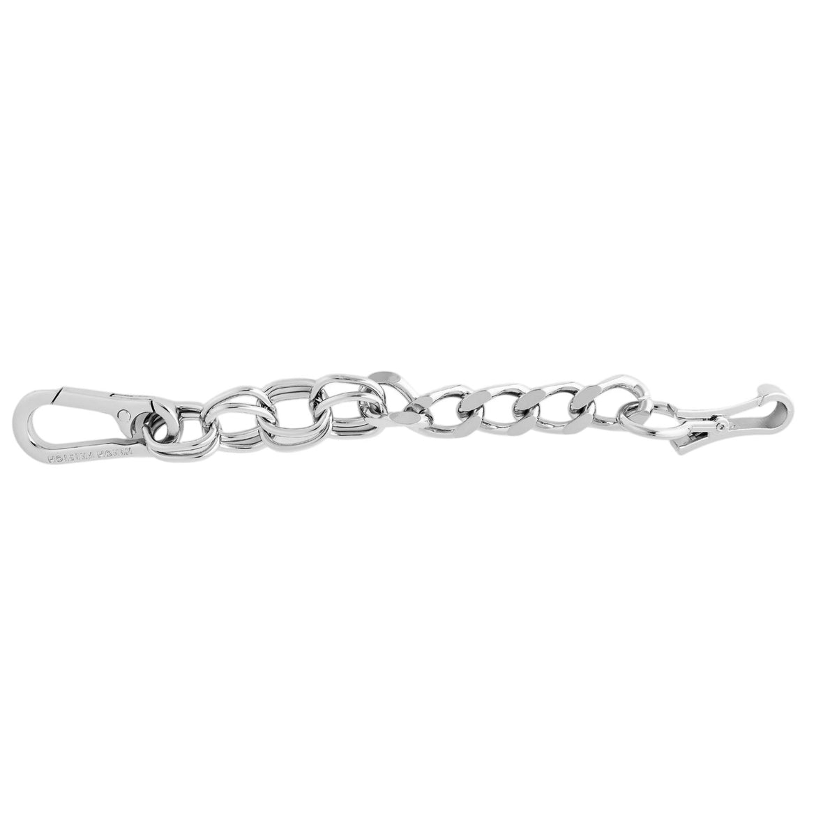 Silver - Back - Heron Preston Mens Metal Chain Bracelet