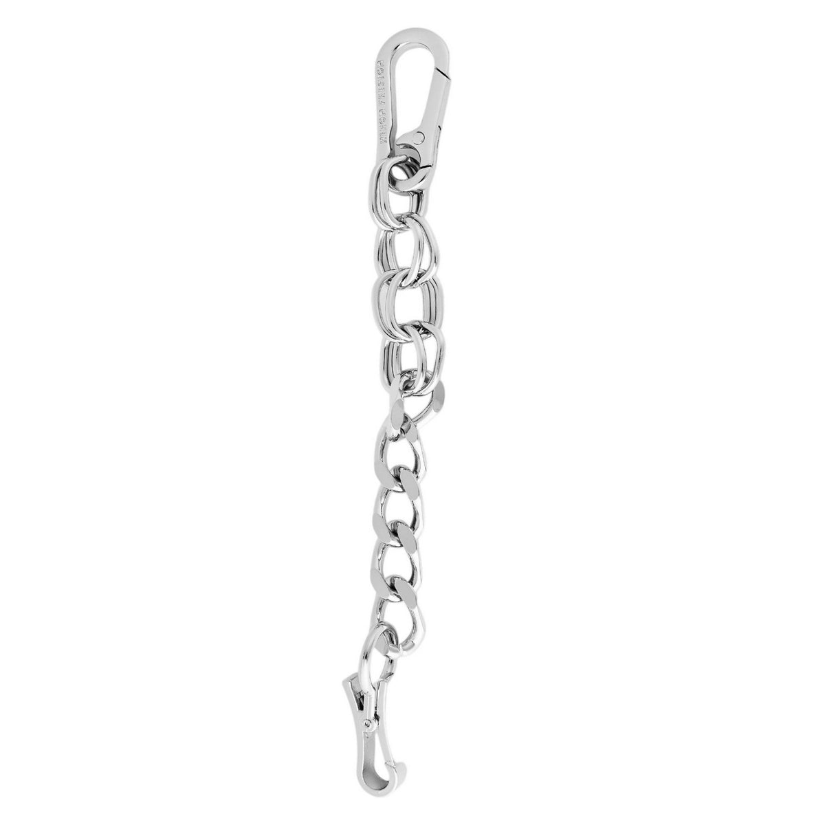 Silver - Front - Heron Preston Mens Metal Chain Bracelet