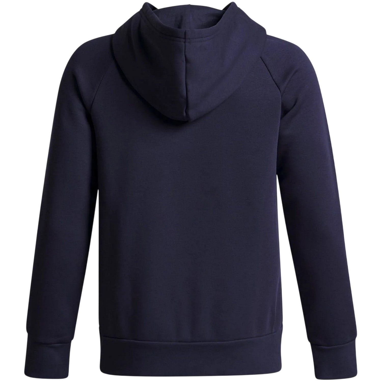Washed Navy - Back - Under Armour Boys Flame Effect Raglan Hoodie