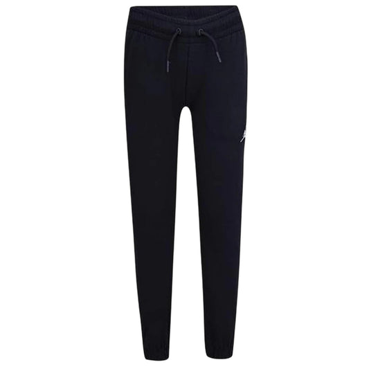 Black-White - Front - Nike Girls Air Jordan Jumpman Essentials Joggers