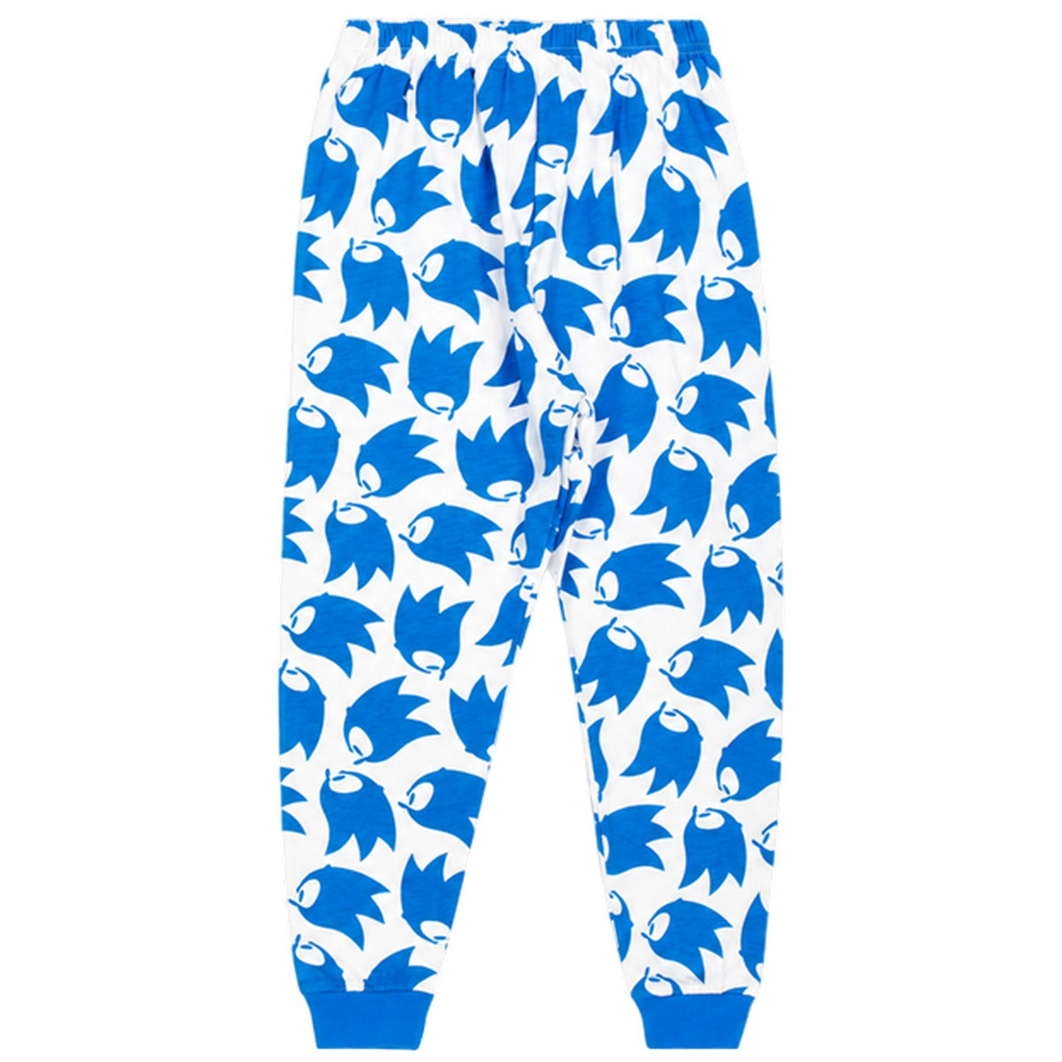 Blue-White - Lifestyle - Sonic The Hedgehog Childrens-Kids Long Pyjama Set