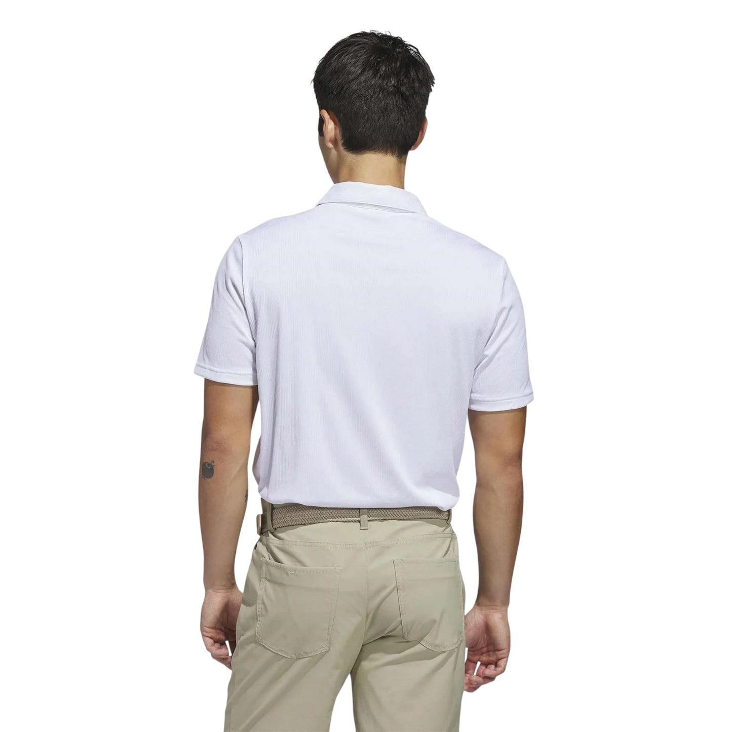 White - Back - Adidas Mens Ultimate365 Climacool Polo Shirt