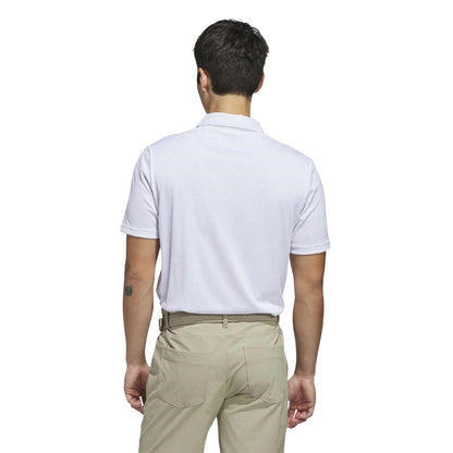 White - Back - Adidas Mens Ultimate365 Climacool Polo Shirt