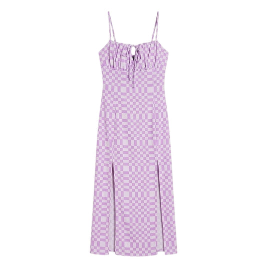 Lilac - Front - Missy Empire Womens-Ladies Silky Maxi Dress