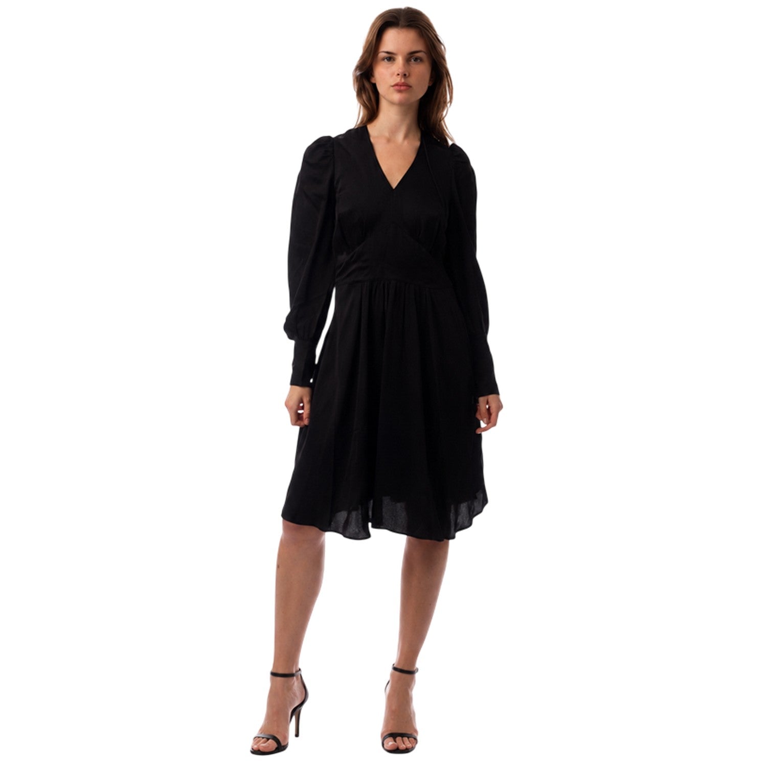 Black - Lifestyle - Boss Womens-Ladies Donny Midi Dress