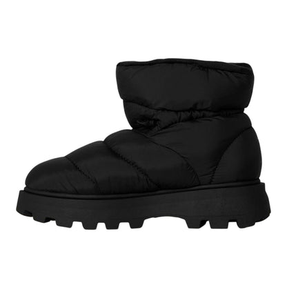 Black - Back - Steve Madden Mens Winter Snow Boots