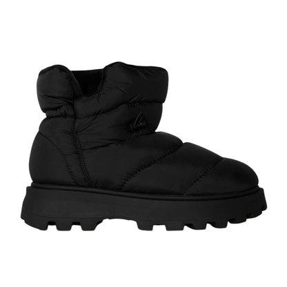 Black - Front - Steve Madden Mens Winter Snow Boots