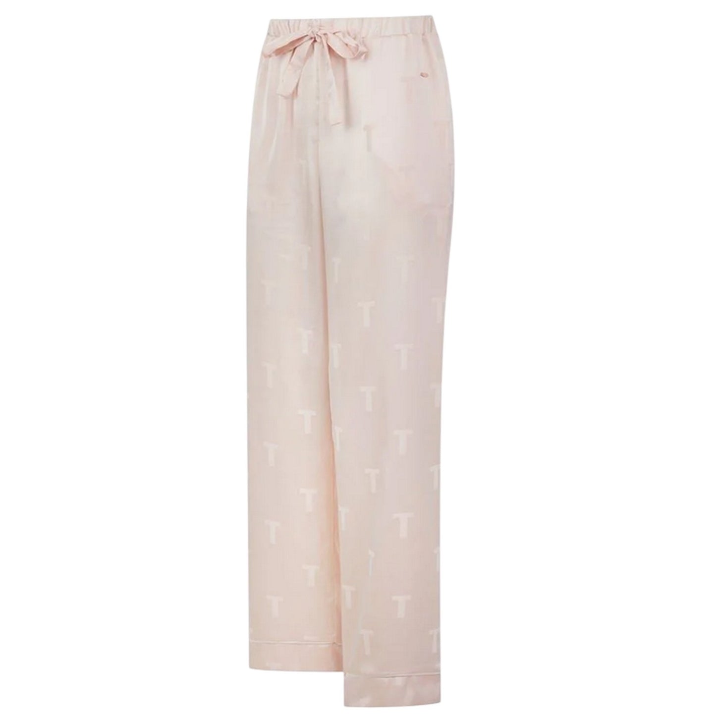 Pink - Side - Ted Baker Womens-Ladies Peggy Satin Long Pyjama Set