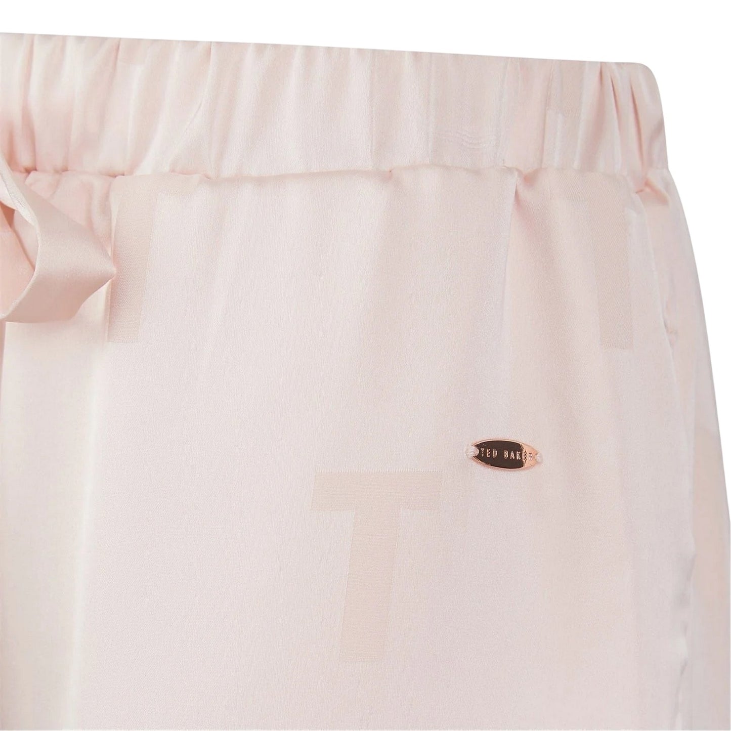 Pink - Pack Shot - Ted Baker Womens-Ladies Peggy Satin Long Pyjama Set