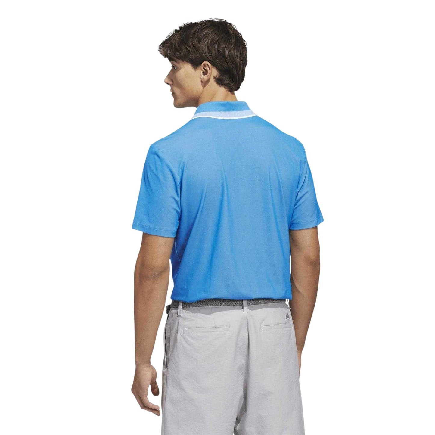 Lucid Blue-Ray - Back - Adidas Mens Ultimate 365 Polo Shirt