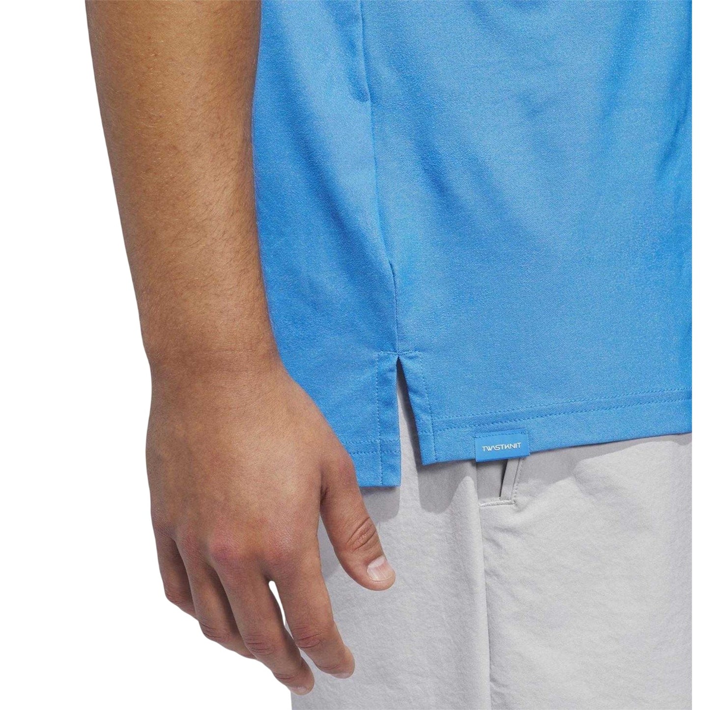 Lucid Blue-Ray - Side - Adidas Mens Ultimate 365 Polo Shirt