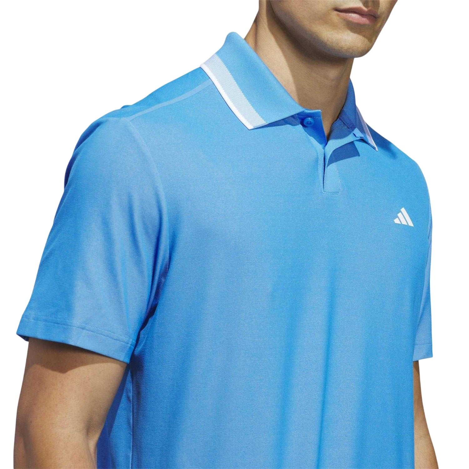 Lucid Blue-Ray - Lifestyle - Adidas Mens Ultimate 365 Polo Shirt