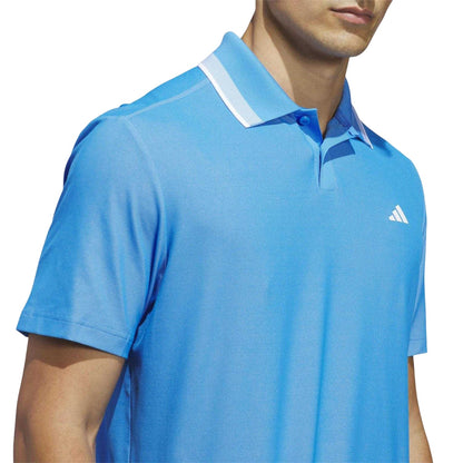 Lucid Blue-Ray - Lifestyle - Adidas Mens Ultimate 365 Polo Shirt