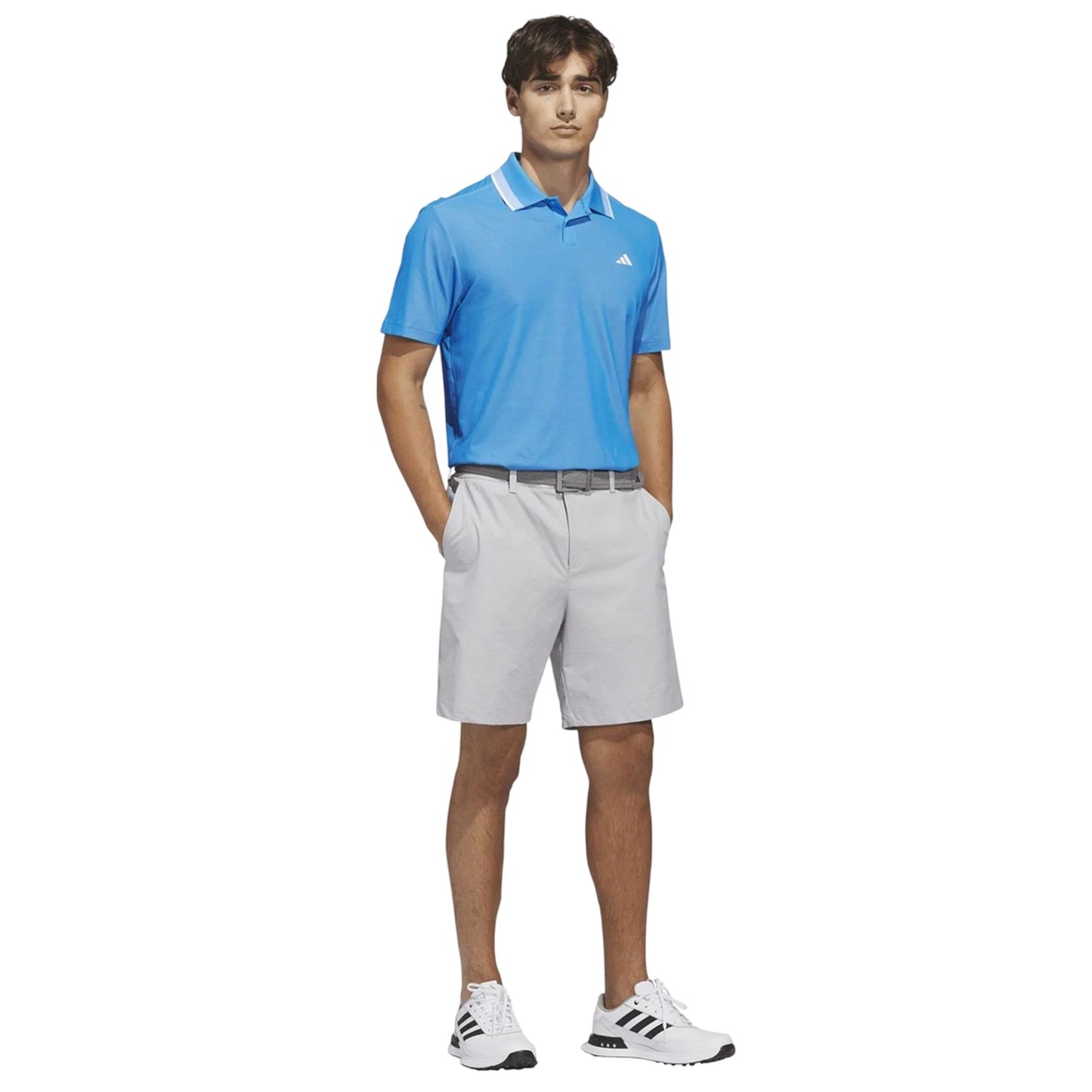Lucid Blue-Ray - Pack Shot - Adidas Mens Ultimate 365 Polo Shirt