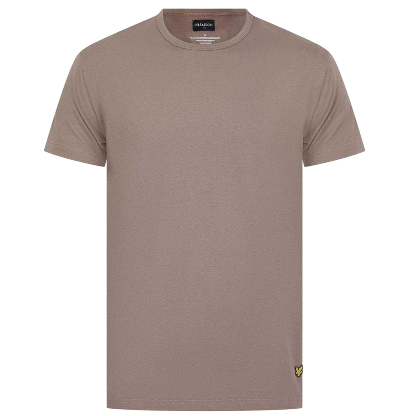 Driftwood - Back - Lyle & Scott Mens Jersey Short Pyjama Set