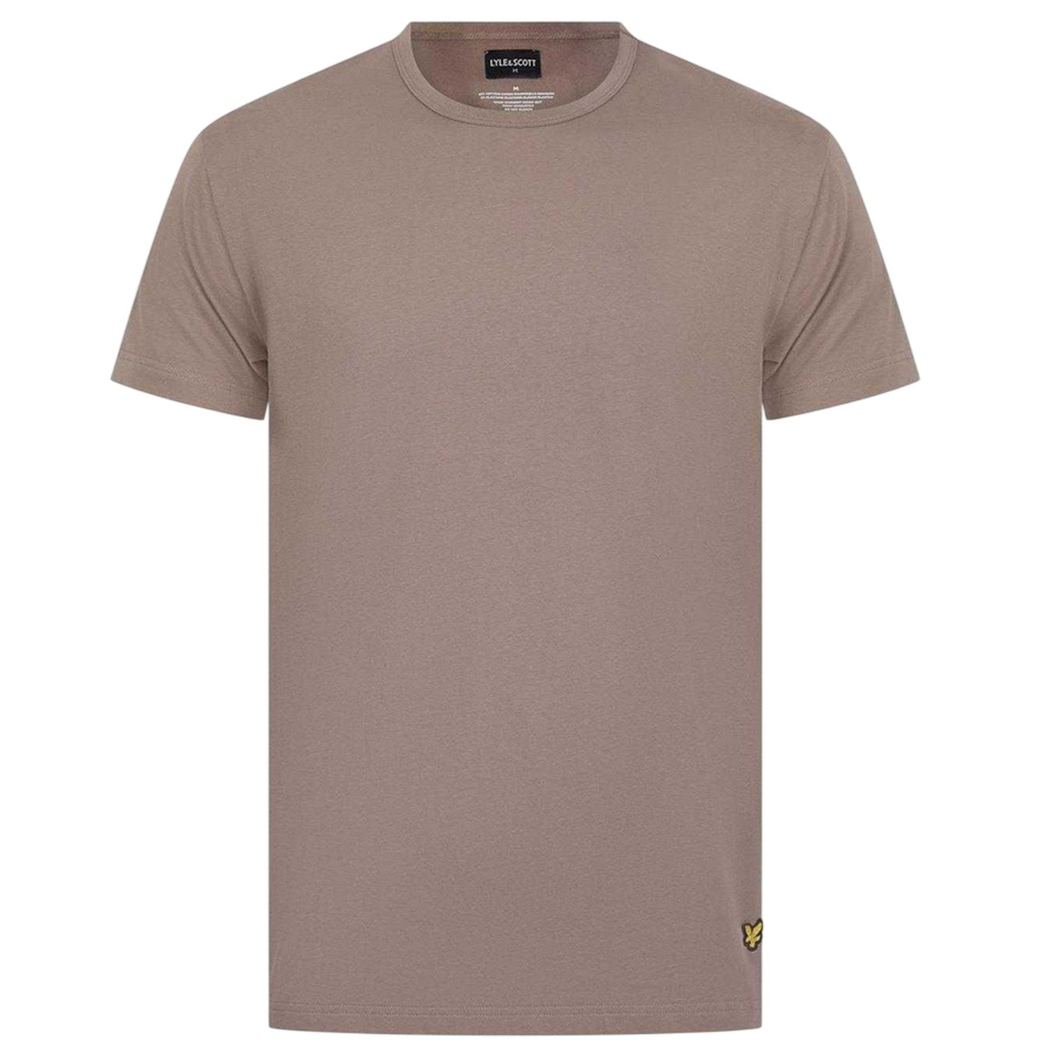 Driftwood - Back - Lyle & Scott Mens Jersey Short Pyjama Set