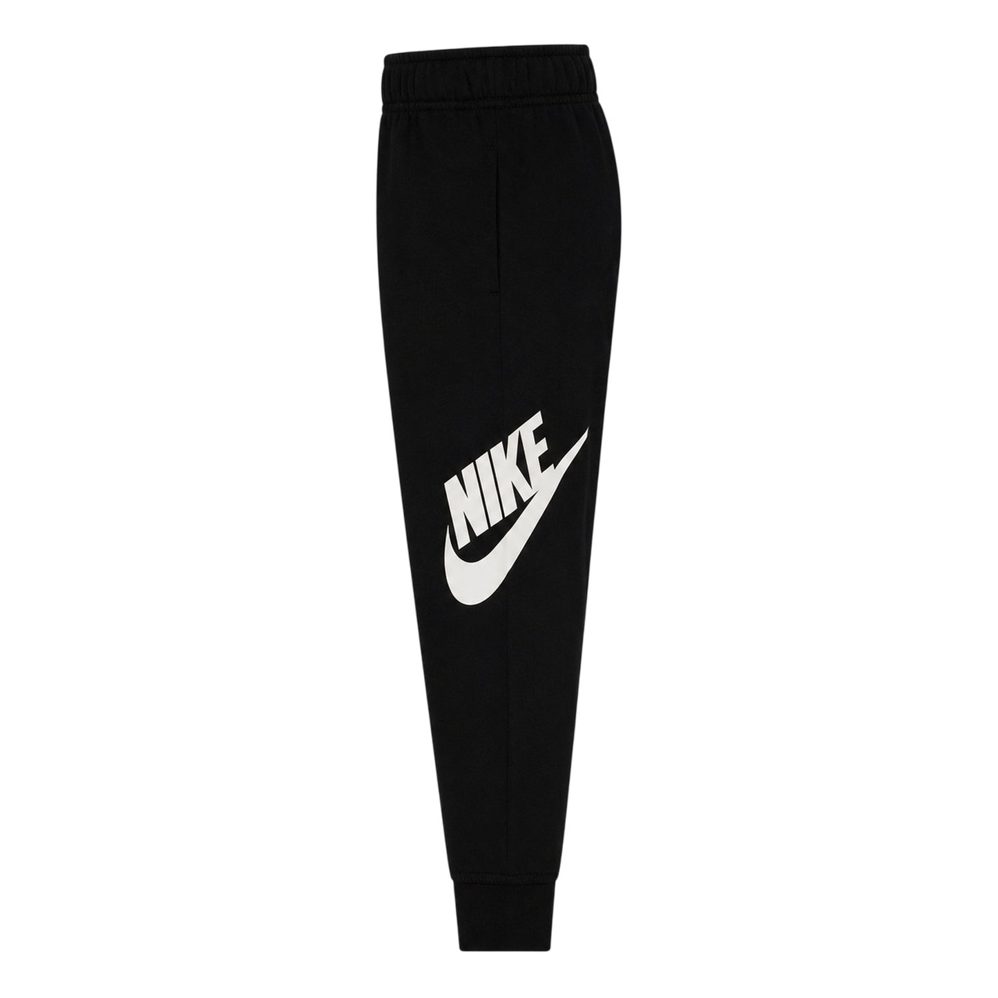 Black - Side - Nike Childrens-Kids Club Fleece Jogging Bottoms