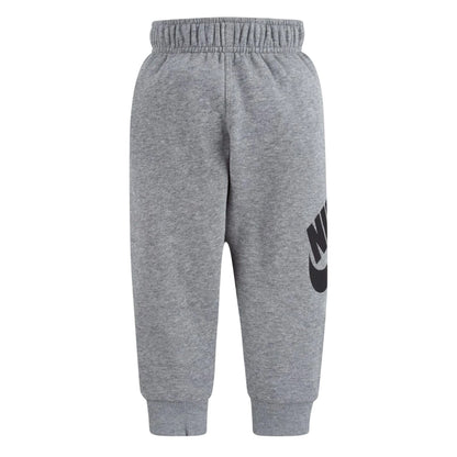 Dark Grey Heather - Front - Nike Childrens-Kids Club Fleece Jogging Bottoms