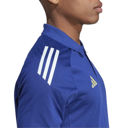 Blue-Red - Back - Adidas Mens Euro 2024 Spain Polo Shirt