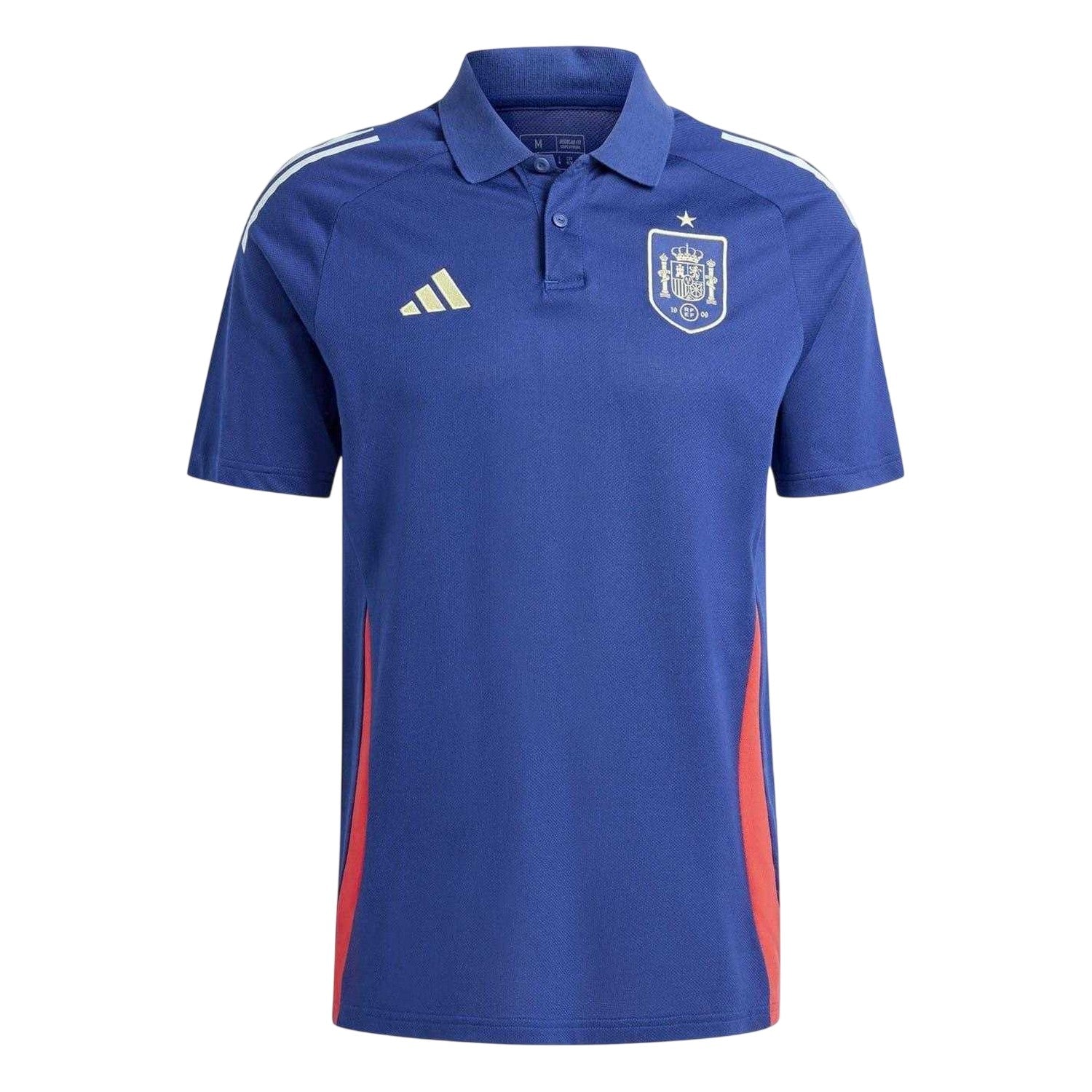 Blue-Red - Front - Adidas Mens Euro 2024 Spain Polo Shirt
