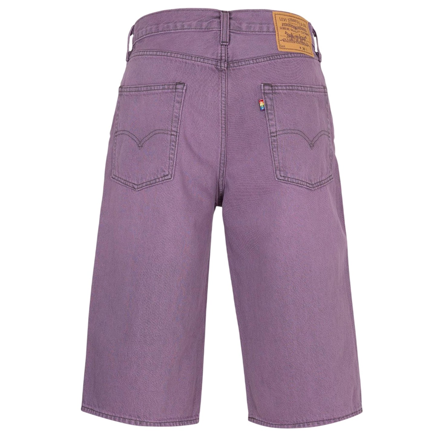 Lavender - Back - Levis Mens Denim Baggy Shorts