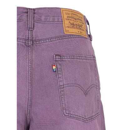 Lavender - Side - Levis Mens Denim Baggy Shorts