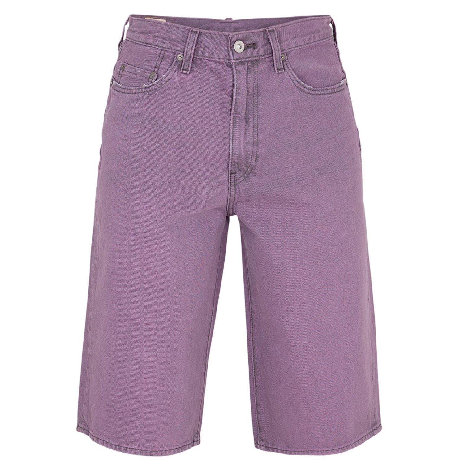 Lavender - Front - Levis Mens Denim Baggy Shorts