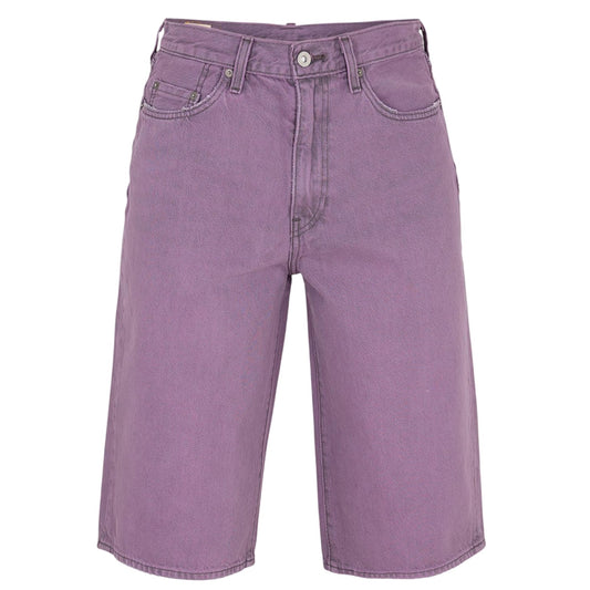 Lavender - Front - Levis Mens Denim Baggy Shorts