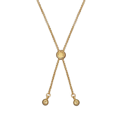 Gold - Side - Ted Baker Womens-Ladies Breena Engraved Logo Everyday Bracelet