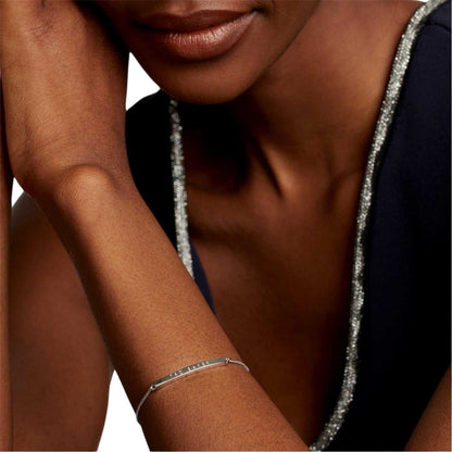 Silver - Lifestyle - Ted Baker Womens-Ladies Breena Engraved Logo Everyday Bracelet