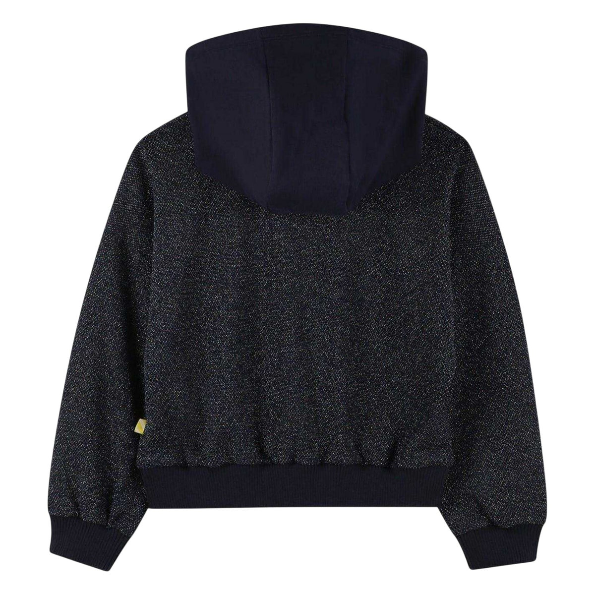 Navy - Back - Billieblush Girls Glitter Hoodie