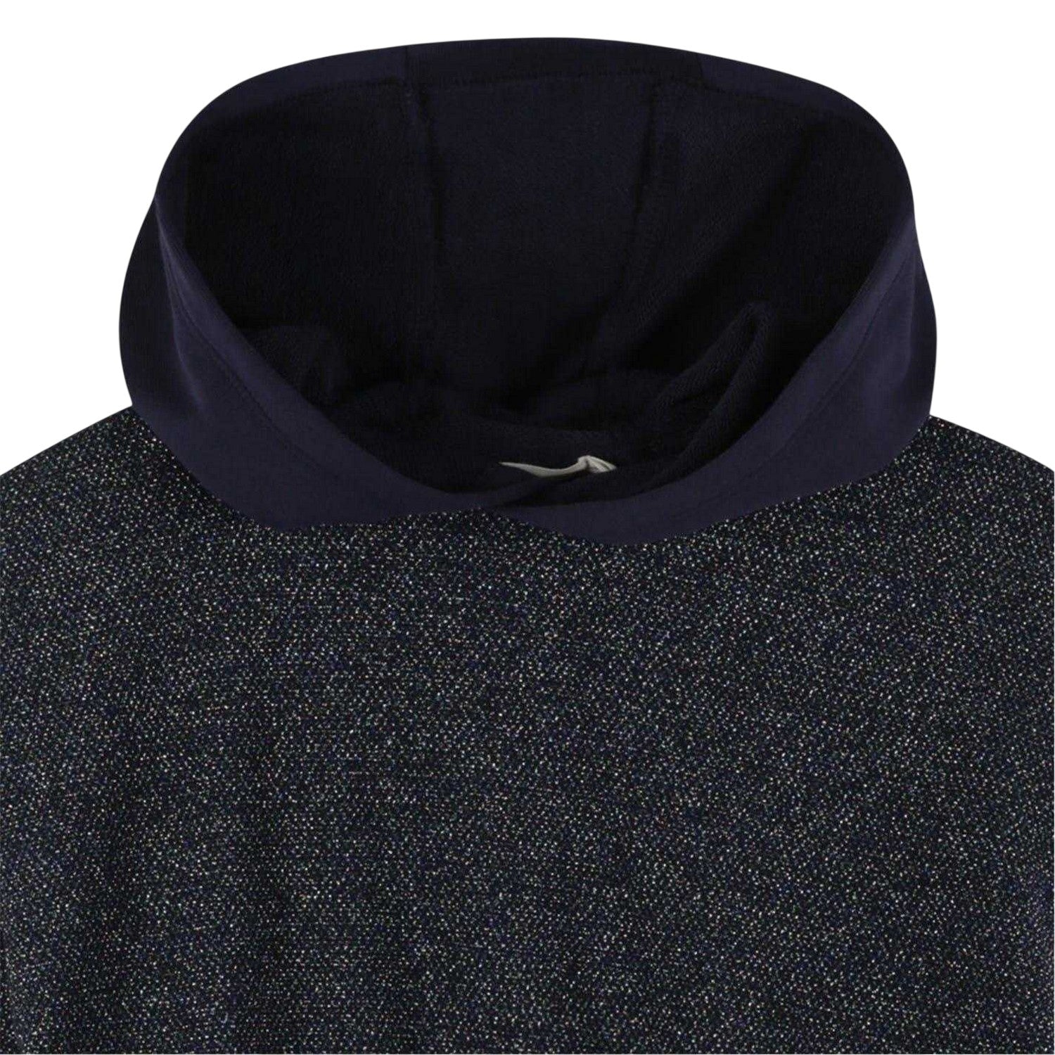 Navy - Side - Billieblush Girls Glitter Hoodie