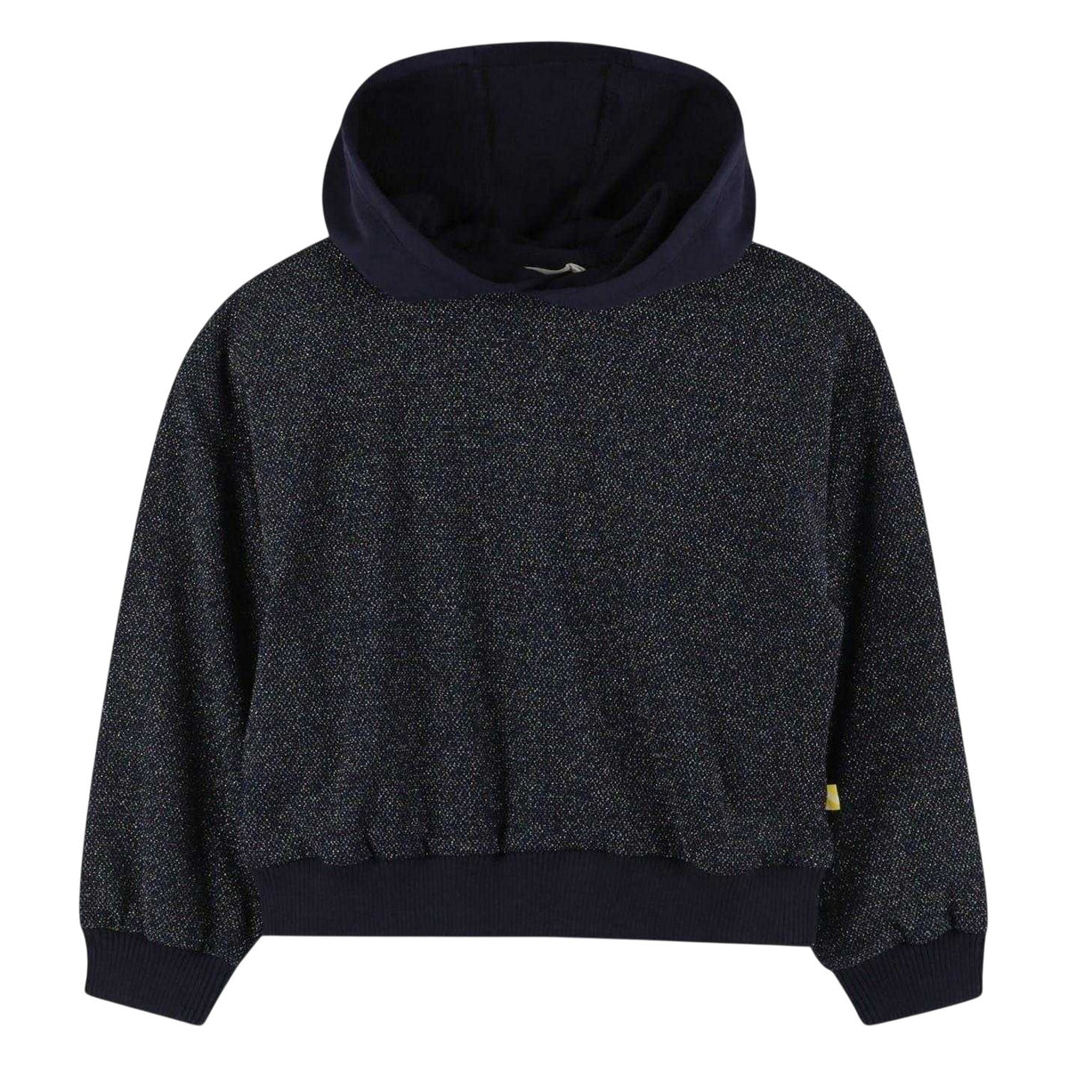 Navy - Front - Billieblush Girls Glitter Hoodie