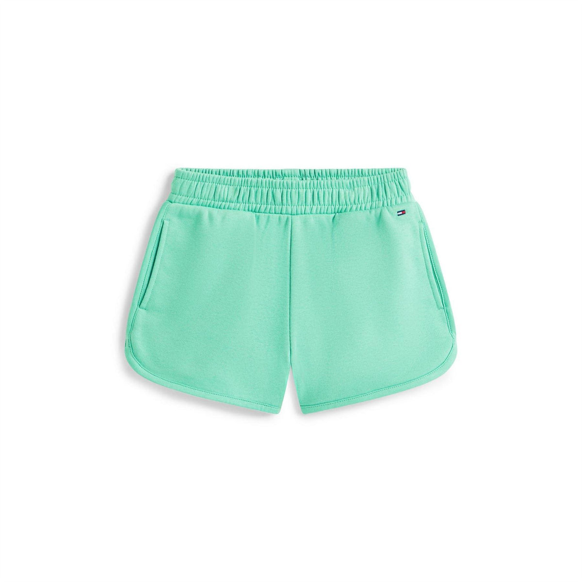 Tropical Green - Side - Tommy Hilfiger Girls Striped T-Shirt & Shorts Set