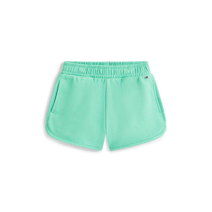 Tropical Green - Side - Tommy Hilfiger Girls Striped T-Shirt & Shorts Set