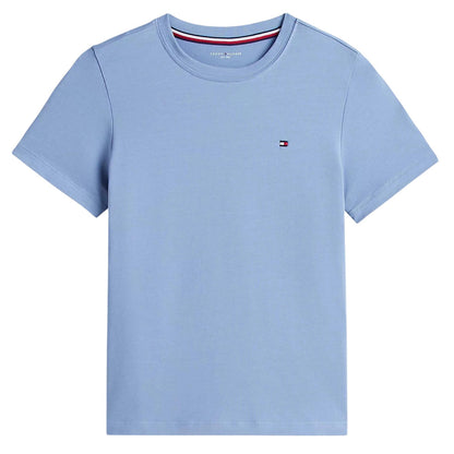 Blue - Back - Tommy Hilfiger Childrens-Kids Essential Striped Short Pyjama Set
