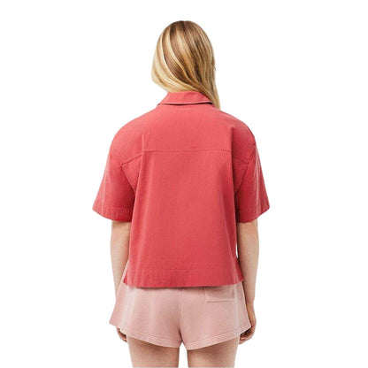 Sierra - Back - Lacoste Womens-Ladies Embroidered Relaxed Fit Shirt