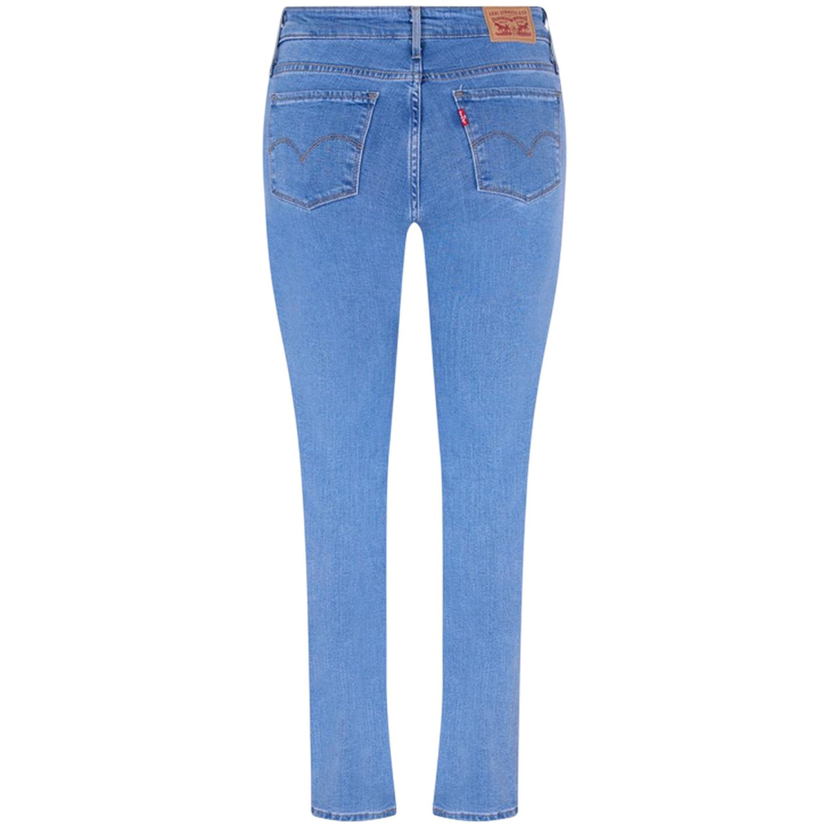 Blue - Back - Levis Womens-Ladies 712 Denim Slim Jeans