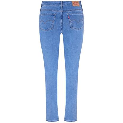 Blue - Back - Levis Womens-Ladies 712 Denim Slim Jeans